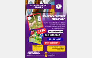 Stage découverte tir à l'arc